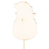Prodotto Paletti decorativi di Babbo Natale per composizioni floreali e piante in vaso, 31 cm, 12 pezzi