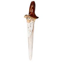 Prodotto Statuetta decorativa di gnomo da giardino per vasi di piante, 16 cm, 2 pezzi
