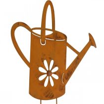 Annaffiatoio a fiore, spina da giardino in metallo, decorazione ruggine L39cm