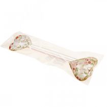 Prodotto Spina fiore cuore Spina decorativa cuore fiori 8×1,5×8 cm 4 pz