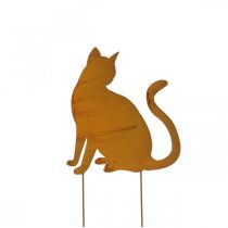 Patina Garden Stake Cat Bed Stake Retro H41.5cm