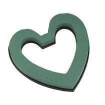 Confezione da 2 Oasis schiuma floreale a forma di cuore con cornici 22,86 cm 