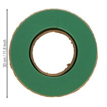 Prodotto Corona di schiuma floreale in schiuma floreale bagnata su cartone Ø30cm 2 pezzi