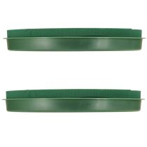 Prodotto Ghirlanda di schiuma floreale con ciotola di schiuma floreale bagnata Ø29cm 2 pezzi