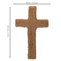 Prodotto Croce in spugna floreale OASIS® Renewal® Spugna floreale Biolit® Fiori commemorativi 42 cm 2 pezzi