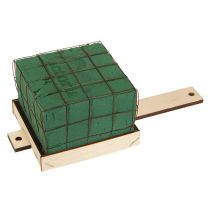 Prodotto Mattoni in schiuma floreale Florette Eco con legno 10×10cm