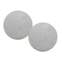 Prodotto Sfera in schiuma floreale innestabile grigia Ø12cm 6 pz