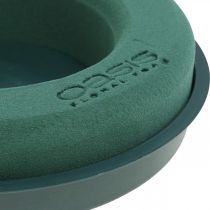Prodotto Anello floreale in schiuma con base per composizione verde Ø24cm 2 pz