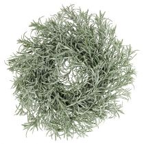 Ghirlanda decorativa Ø30cm con glitter verde