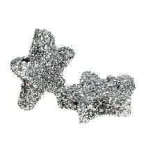 Prodotto Stella Glitter 1,5 cm per spolverare argento 144pz