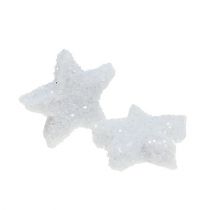 Prodotto Stella Glitter 1,5cm per spolverata bianca 144pz