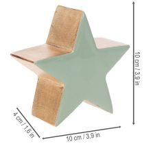 Prodotto Statuetta decorativa a forma di stella, decorazione da tavolo, 10 cm, 3 pezzi