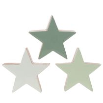 Prodotto Statuetta decorativa a forma di stella, decorazione da tavolo, 10 cm, 3 pezzi