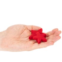 Prodotto Piccola stella decorativa, effetto floccato, 5 cm, 40 pezzi