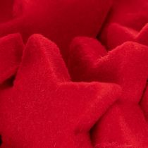 Prodotto Piccola stella decorativa, effetto floccato, 5 cm, 40 pezzi