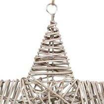 Prodotto Stella da appendere marrone chiaro 35 cm 1 pezzo