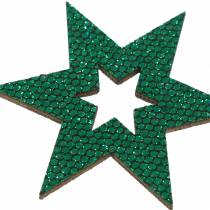 Prodotto Decorazione da controllare verde stella 3-5 cm 48 pezzi