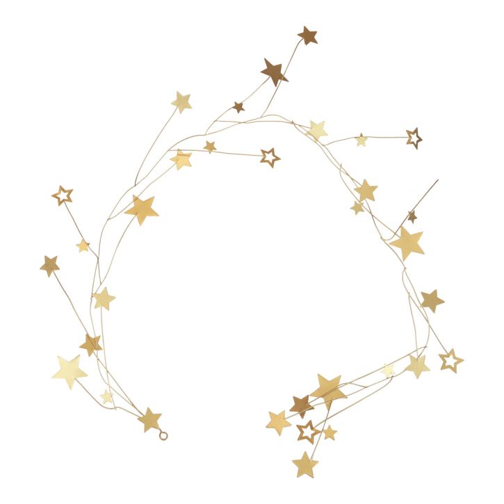 Prodotto Appendino decorazione decorazione stella natalizia in metallo oro 85 cm
