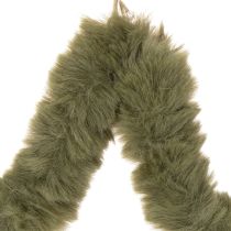 Prodotto Stella decorativa da appendere, in pelliccia sintetica, per porte e finestre, 30 cm, 3 pezzi
