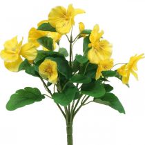 Viole del pensiero artificiali Fiore artificiale giallo da attaccare 30 cm