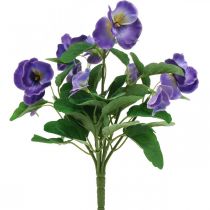 Viola del pensiero artificiale viola fiore artificiale prato fiore 30 cm