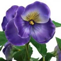 Viola del pensiero artificiale viola fiore artificiale prato fiore 30 cm