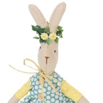 Prodotto Coniglietto di Pasqua imbottito, coniglietto di Pasqua con vestiti, coniglietta H43cm