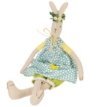 Prodotto Coniglietto di Pasqua imbottito, coniglietto di Pasqua con vestiti, coniglietta H43cm