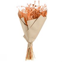 Prodotto Bouquet di fiori secchi Boho, arancio e albicocca, decorativo, 45 cm, 80 g