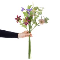 Prodotto Bouquet di fiori artificiali con fiori colorati, disposti ad arte per una decorazione elegante, 60 cm
