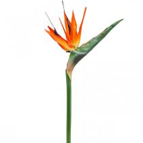 Strelizie reginae fiore artificiale arancio uccello del paradiso L85cm