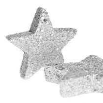 Prodotto Stelle sparse argento assortite. 4-5 cm 40 pz