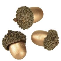 Prodotto Ghiande decorative sparse autunno inverno oro 3 cm 36 pz