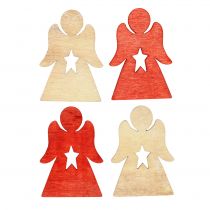 Prodotto Cristo bambini in legno per cospargere di rosso, natura 4 cm 72 pezzi