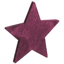 Prodotto Decorazioni sparse stelle di Natale in legno 3 colori Ø4cm 72 pz