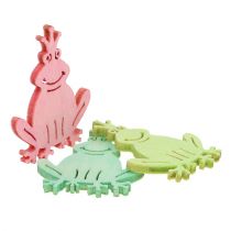 Decorazione da spargere Principe ranocchio di legno Colorati Assortiti 4cm 72pezzi