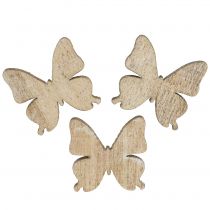 Prodotto Decorazione sparsa farfalla in legno naturale 2 cm 144 pz