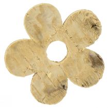Prodotto Decorazione sparsa corteccia di legno fiori betulla vintage Ø5cm 36 pz