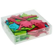 Prodotto Decorazioni sparse figure in legno brocca lumaca carota 4 cm - 6 cm 72 pz