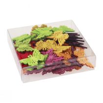 Prodotto Decorazione sparsa farfalla decorazione tavolo in legno primavera 4×3 cm 72 pz