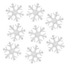 Prodotto Decorazione sparsa fiocchi di neve bianchi 3,5 cm 120 pz