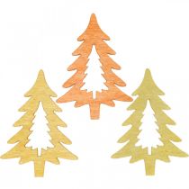 Prodotto Decorazione a dispersione Abete di Natale arancione 4cm 72p