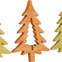 Prodotto Decorazione a dispersione Abete di Natale arancione 4cm 72p