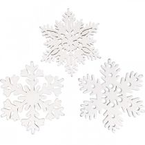 Parti scatter fiocco di neve, decorazione scatter cristallo di ghiaccio 3,5 cm 72 pezzi