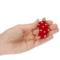 Prodotto Calzini a pois, decorazione natalizia per la tavola, 6 cm, 8 pezzi
