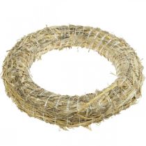 Prodotto Ghirlanda in paglia naturale da 35 cm, base per ghirlande decorative, corona dell'Avvento e decorazione per tutto l'anno, set da 10