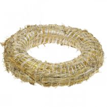 Prodotto Corona di paglia Ø35cm naturale - corona decorativa per bricolage e Avvento, set da 5