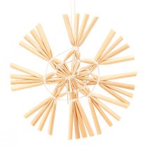 Prodotto Tradizionali addobbi natalizi in paglia per decorazioni festive