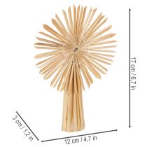 Prodotto Set di stelle di paglia per decorazioni natalizie per albero di Natale, 35 pezzi.