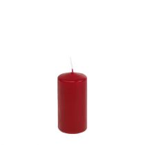 Prodotto Candele a colonna candele rosse H100mm Ø50mm rosso antico 12 pezzi